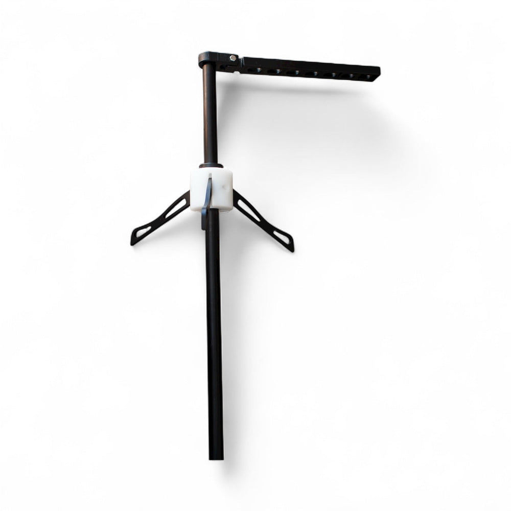 ice fishing tripod and pole for transducer or sonar