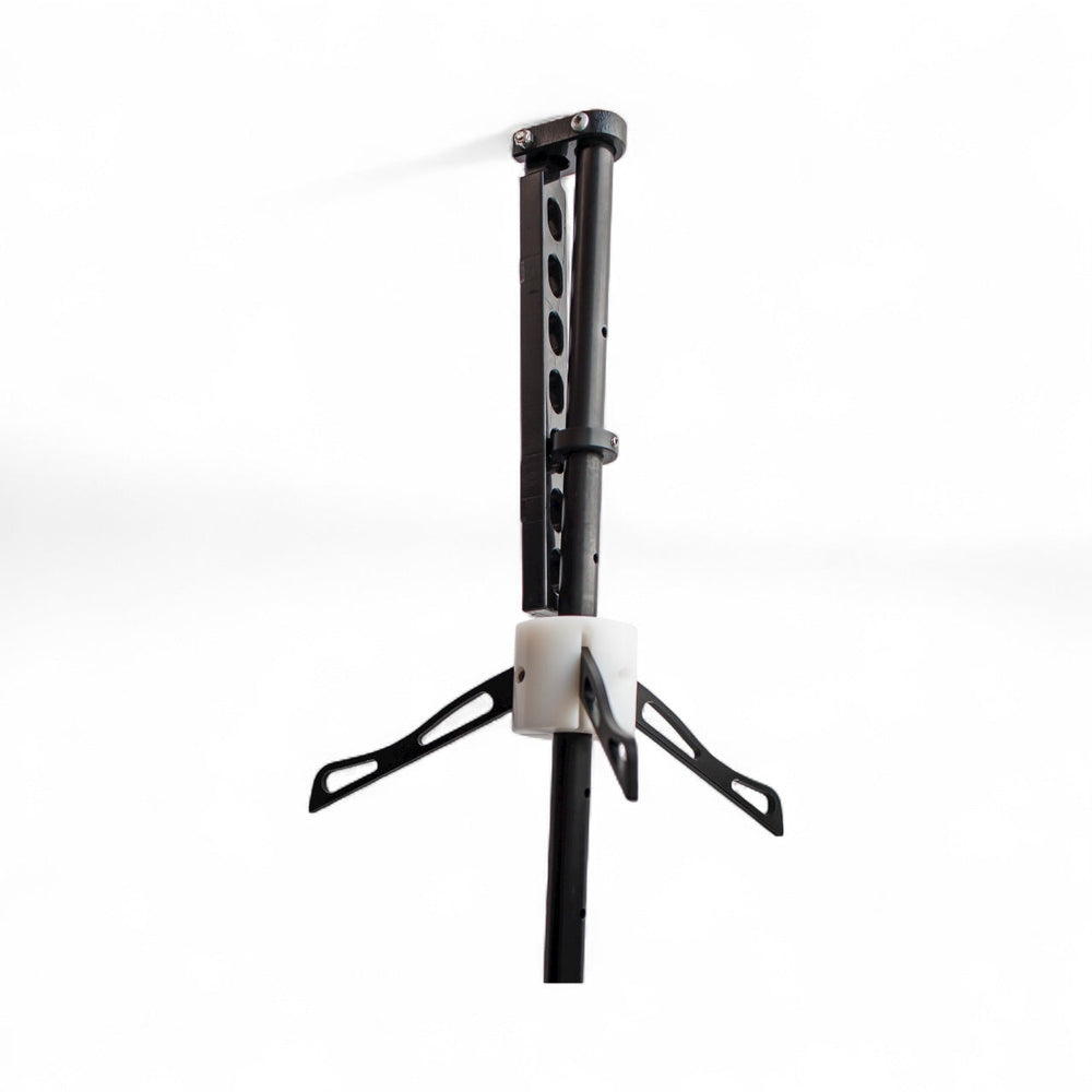 ice fishing tripod and pole for transducer or sonar