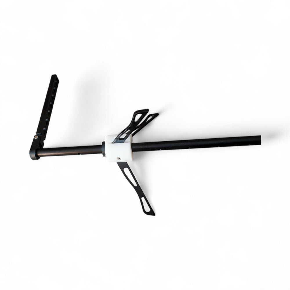 ice fishing tripod and pole for transducer or sonar